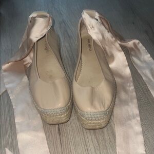 Free People Starboard Ankle Wrap Platform Espadrille